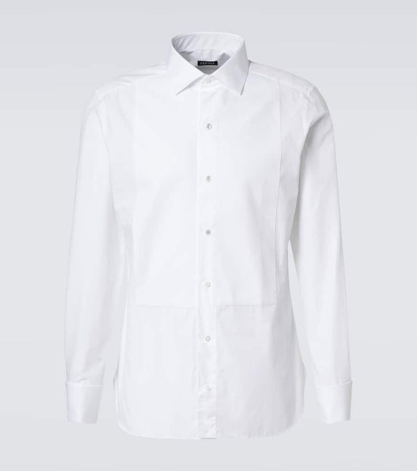 Zegna Cotton tuxedo shirt