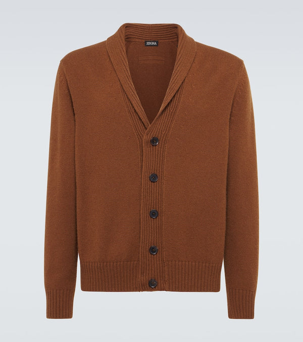 Zegna Cashmere and mohair cardigan