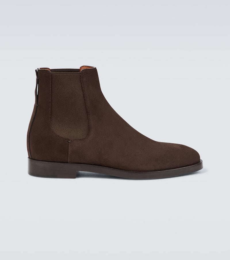 Zegna Suede Chelsea boots