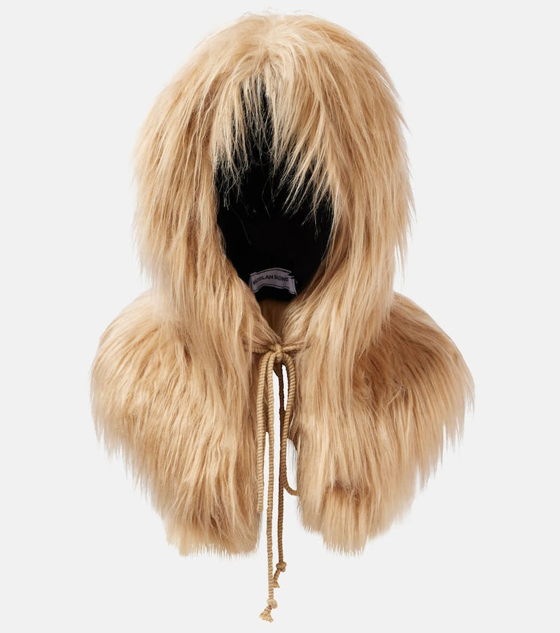 Ruslan Baginskiy Faux fur hood