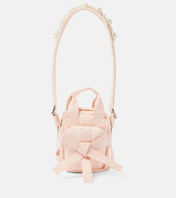 Simone Rocha Faux pearl-embellished crossbody bag