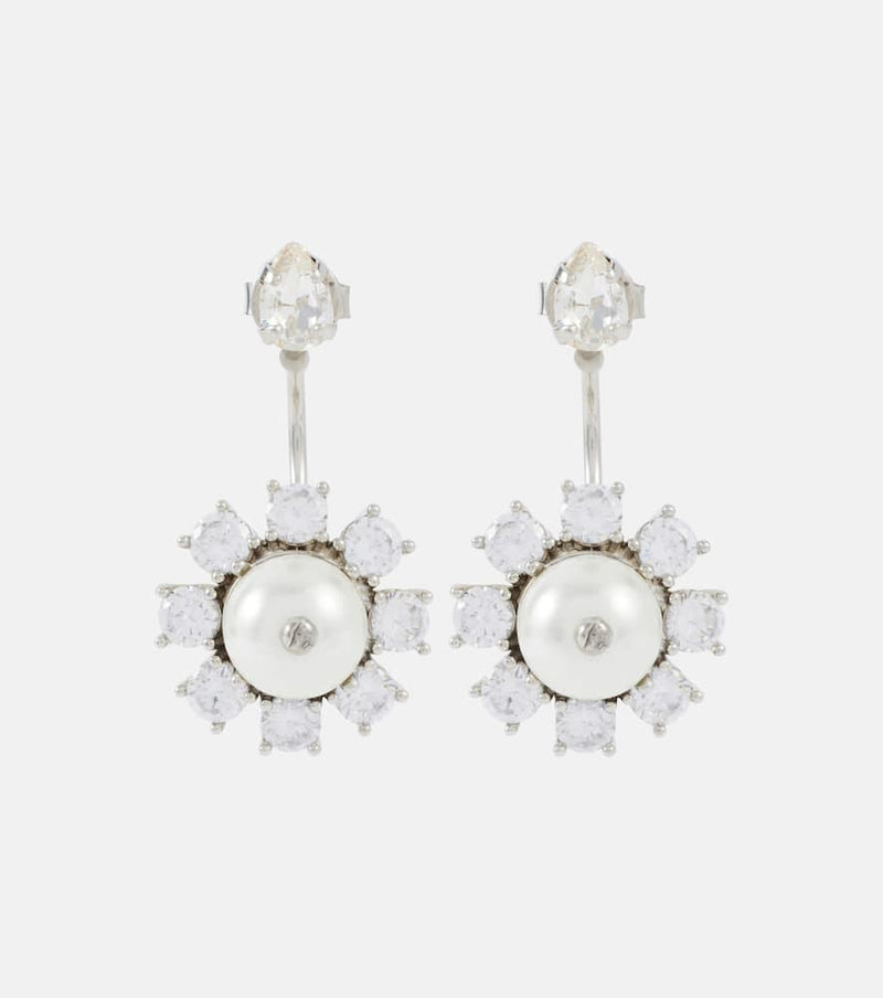 Simone Rocha Daisy embellished earrings