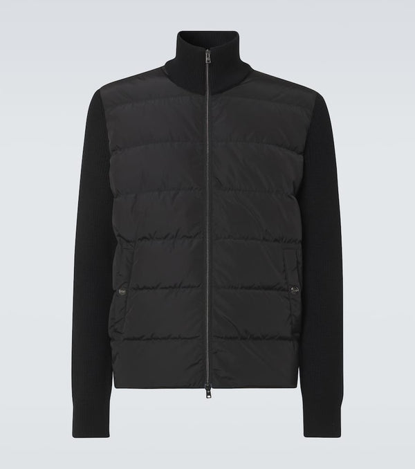 Herno Wool-trimmed down jacket