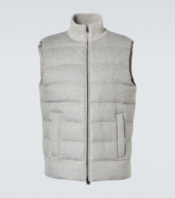 Herno Silk and cashmere down vest