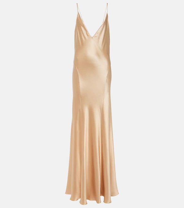 Saint Laurent Silk satin gown