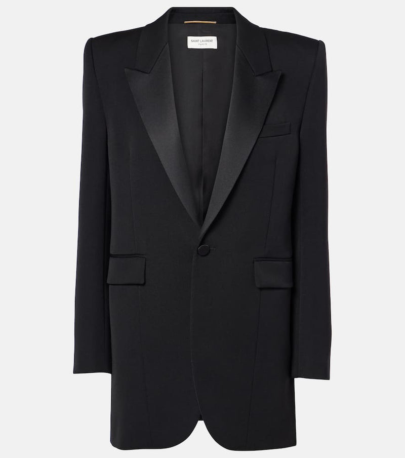 Saint Laurent Grain de poudre tuxedo jacket