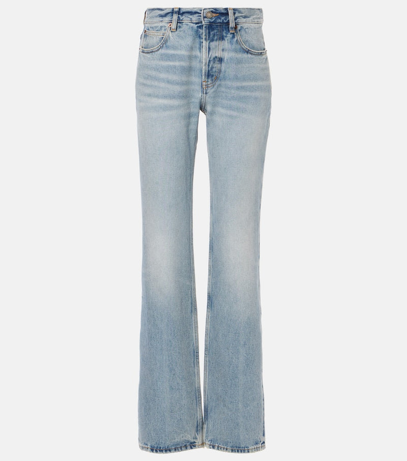 Saint Laurent Nico high-rise straight jeans