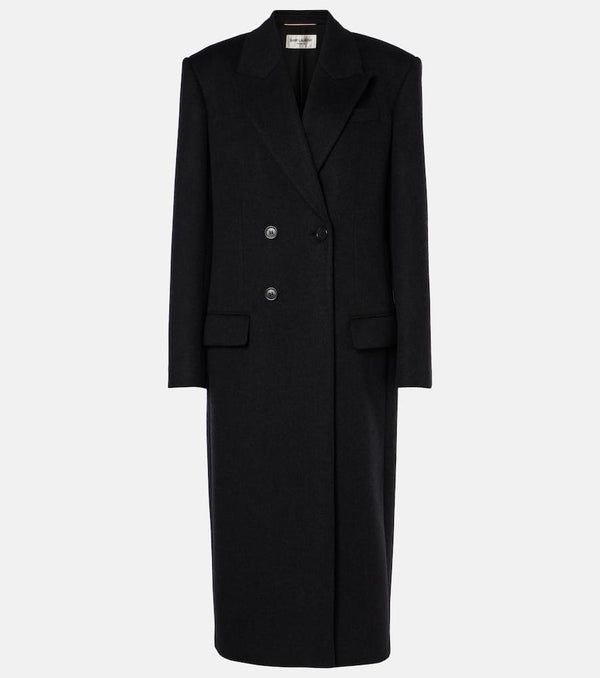 Saint Laurent Cashmere and wool felt coat