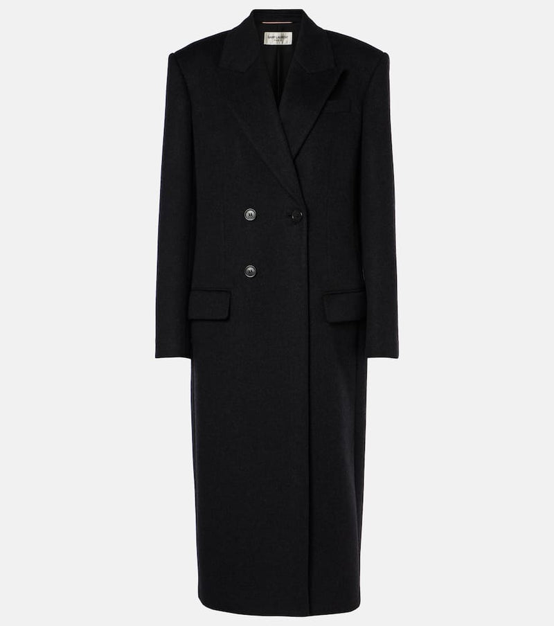 Saint Laurent Cashmere and wool felt coat