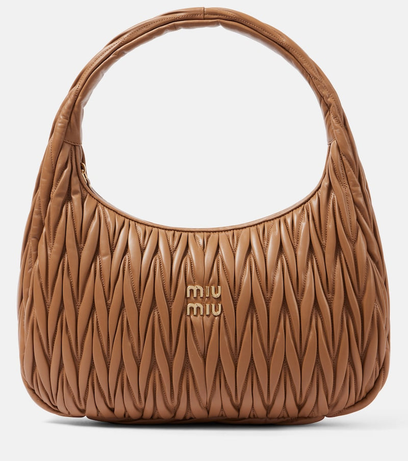 Miu Miu Wander Medium matelasse leather shoulder bag