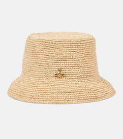 Vivienne Westwood Orb raffia bucket hat