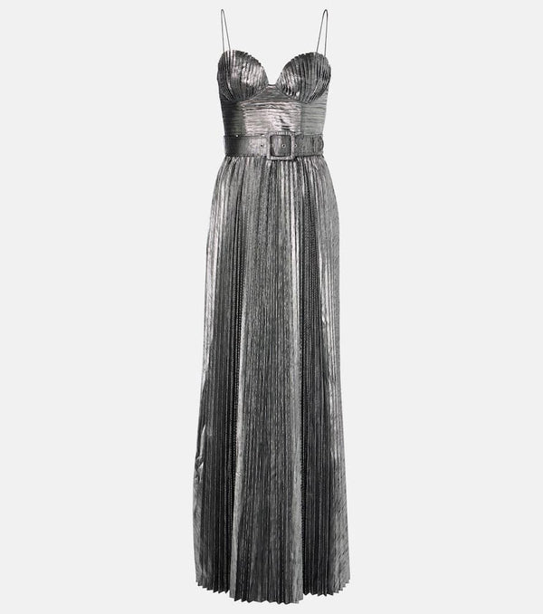 Rebecca Vallance Lumi pleated gown | LYBSTORE