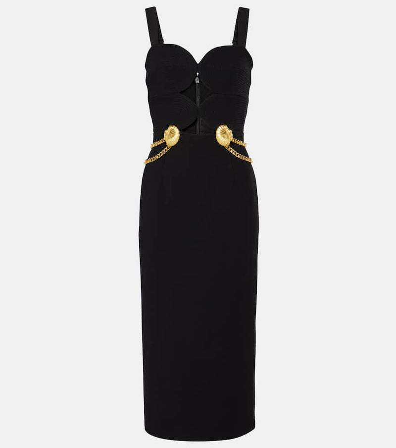 Rebecca Vallance Chelsea embellished cutout bustier dress