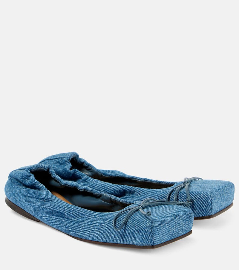 Jacquemus Les Ballerines denim ballet flats