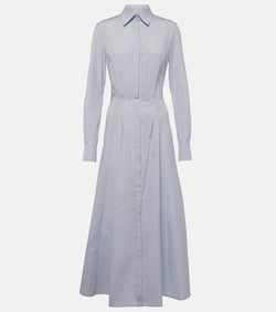 Gabriela Hearst Eugene cotton shirt dress