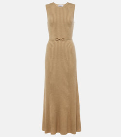 Gabriela Hearst Wool and cashmere midi dress