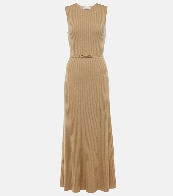 Gabriela Hearst Wool and cashmere midi dress