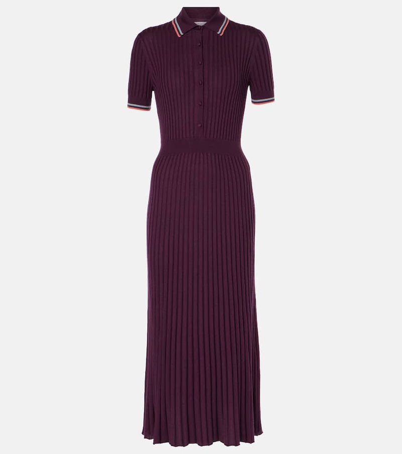 Gabriela Hearst Eyot silk and cashmere midi dress