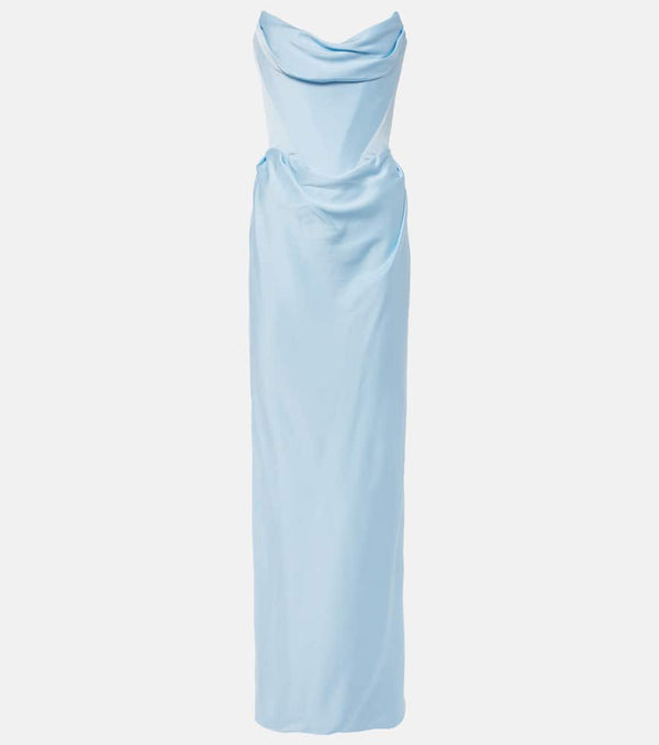 Vivienne Westwood Galaxy strapless satin gown