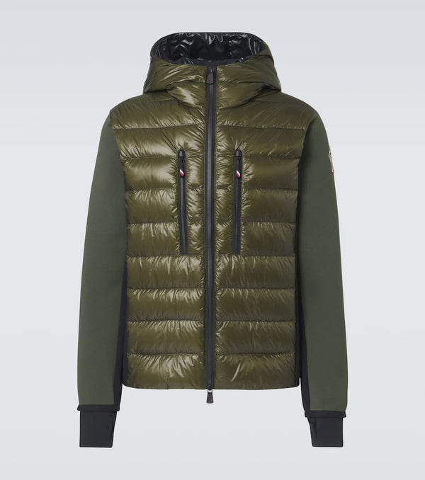 Moncler Grenoble Down-paneled cardigan