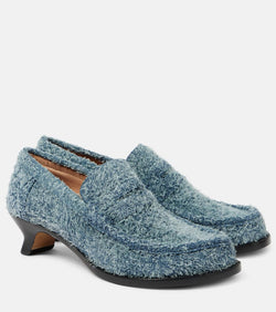 Loewe Campo suede loafer pumps