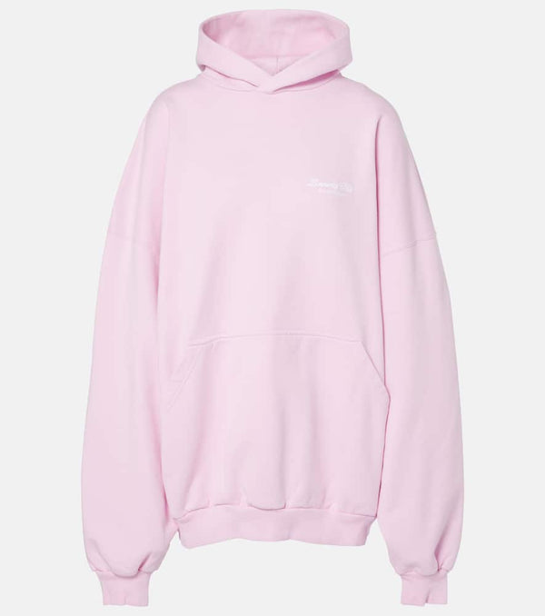 Balenciaga Oversized cotton jersey hoodie