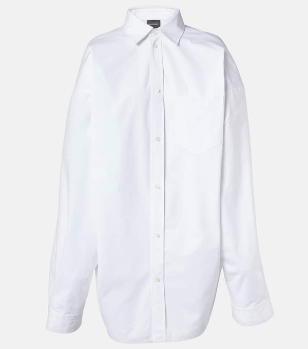 Balenciaga Oversized cotton poplin shirt