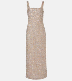 Costarellos Harper sequined gown