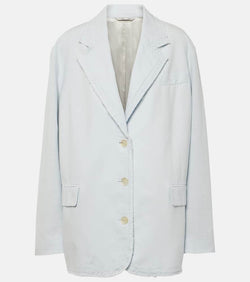 Acne Studios Cotton and linen blazer