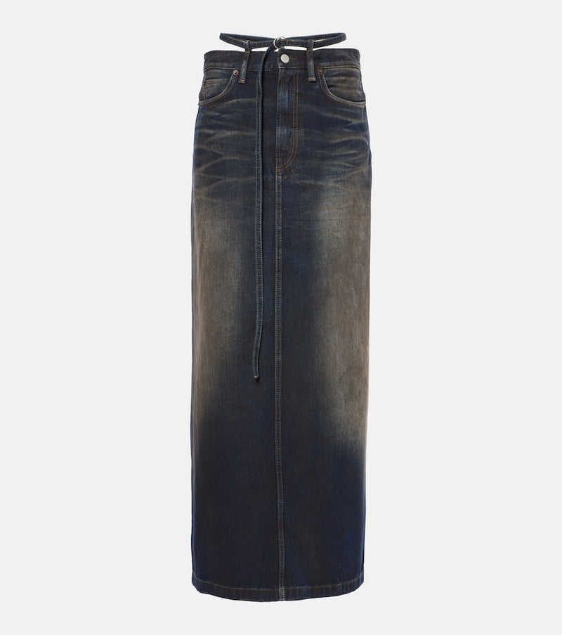 Acne Studios Talia denim maxi skirt