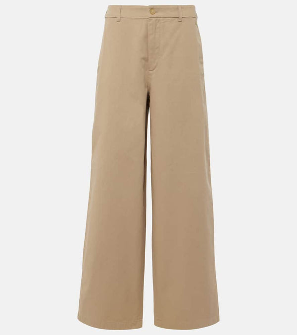 Acne Studios Pablo cotton twill wide-leg pants