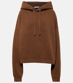 Acne Studios Cropped cotton hoodie