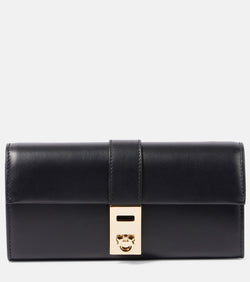 Ferragamo Hug leather wallet on chain