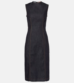 Acne Studios Denka denim midi dress