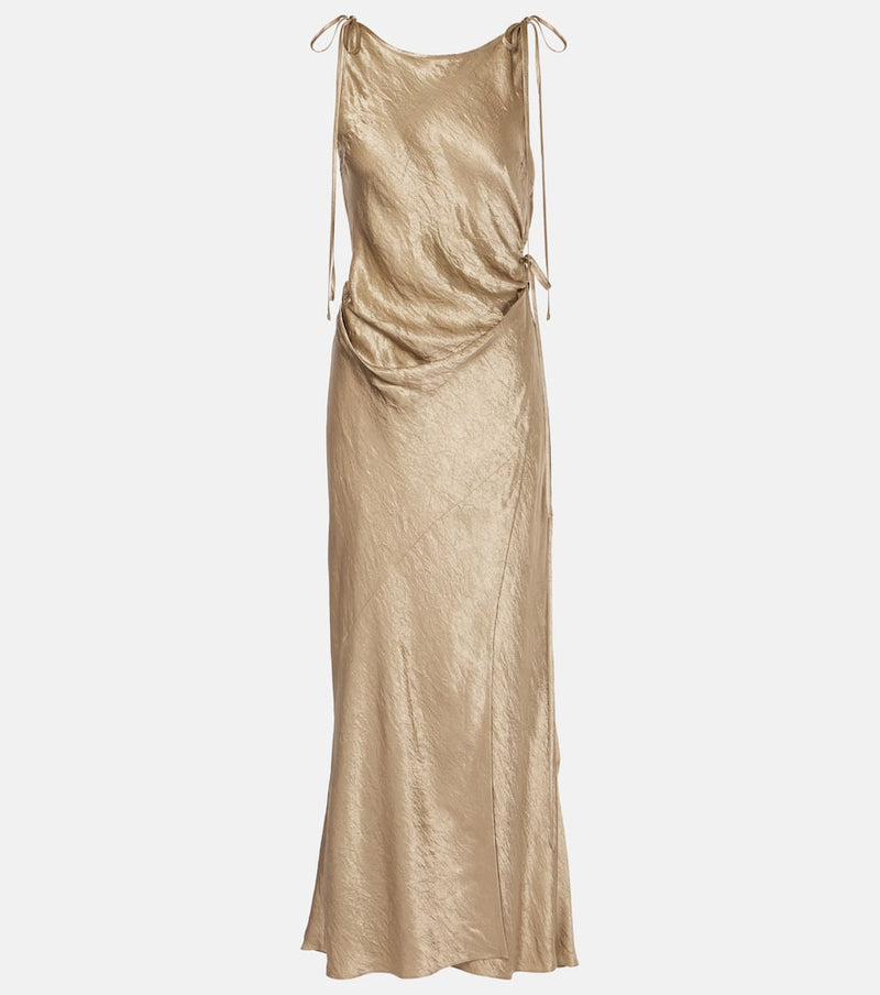 Acne Studios Satin midi dress