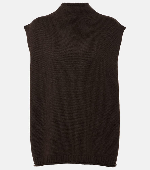 Lisa Yang Tova mockneck cashmere sweater vest