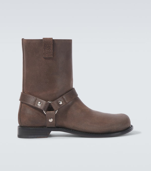 Loewe Campo leather biker boots