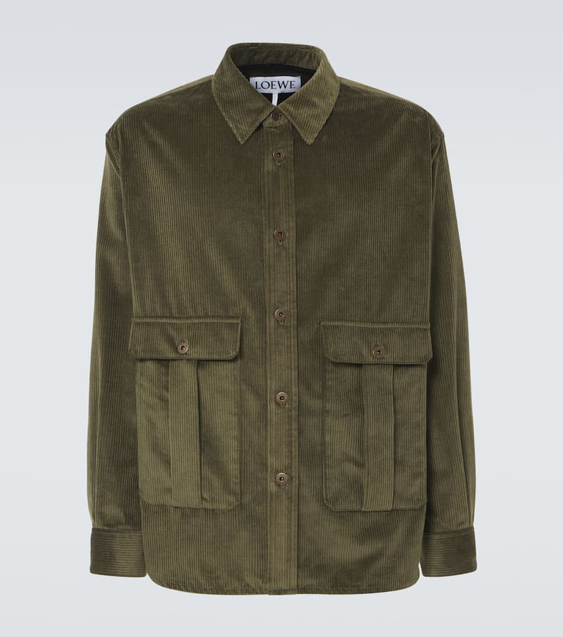 Loewe Cotton and cashmere corduroy overshirt