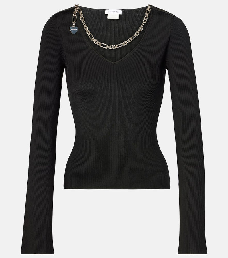 Acne Studios Chain-detail sweater