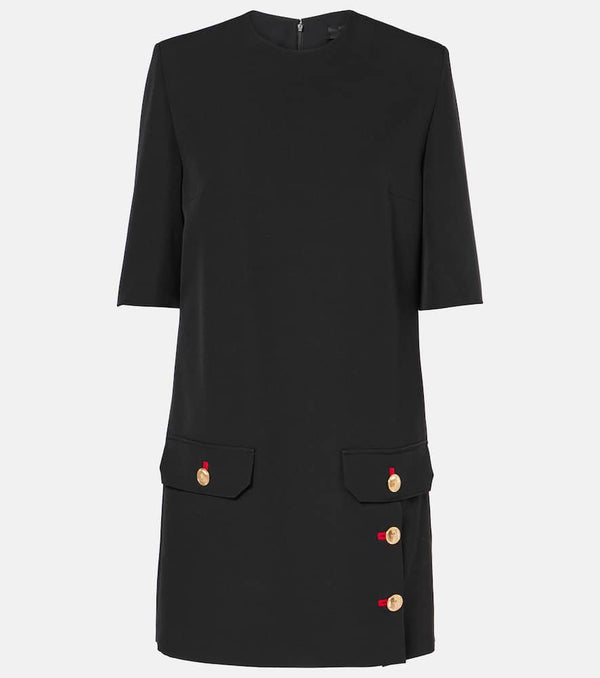 Versace Wool gabardine minidress