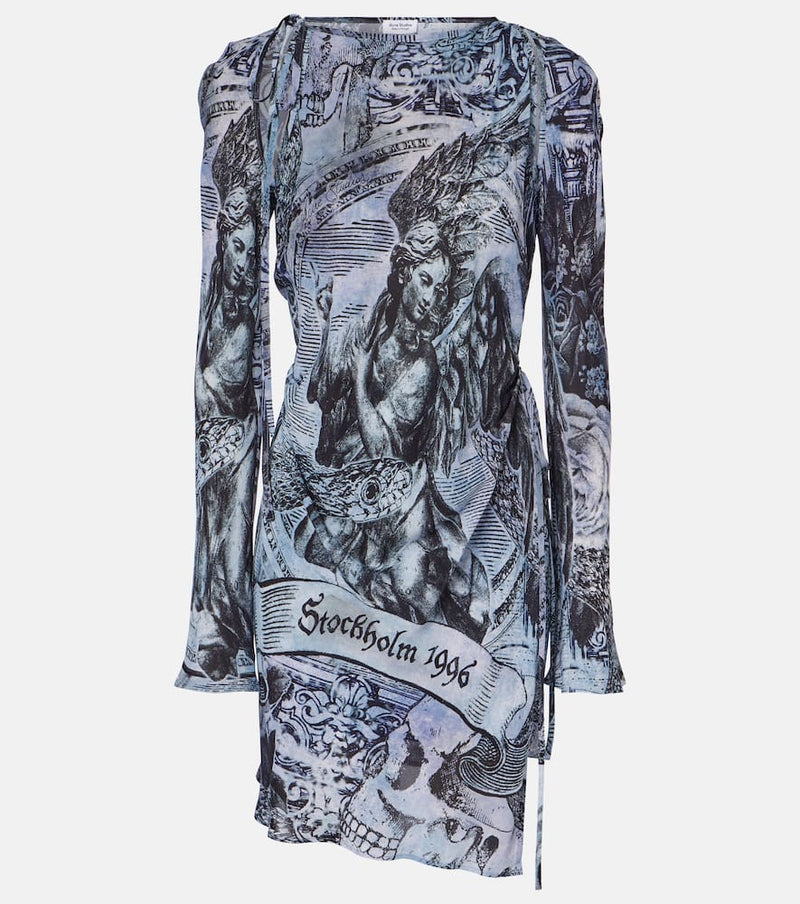 Acne Studios Printed wrap dress