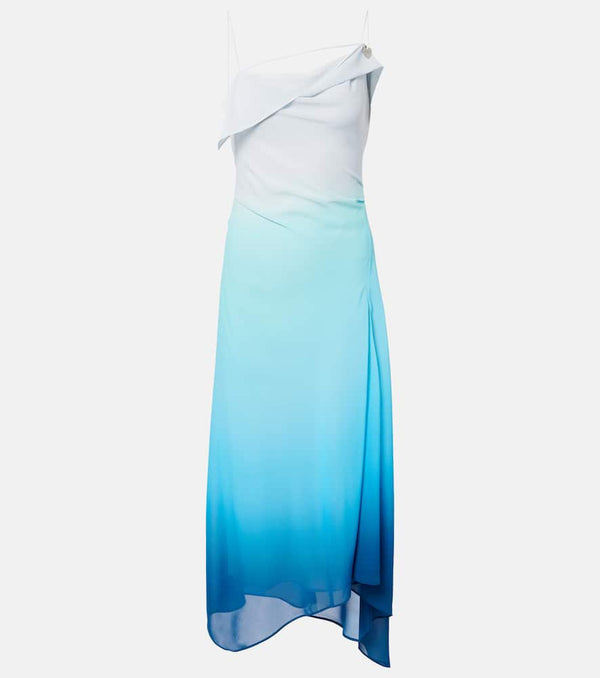 Acne Studios Delara ombré chiffon midi dress