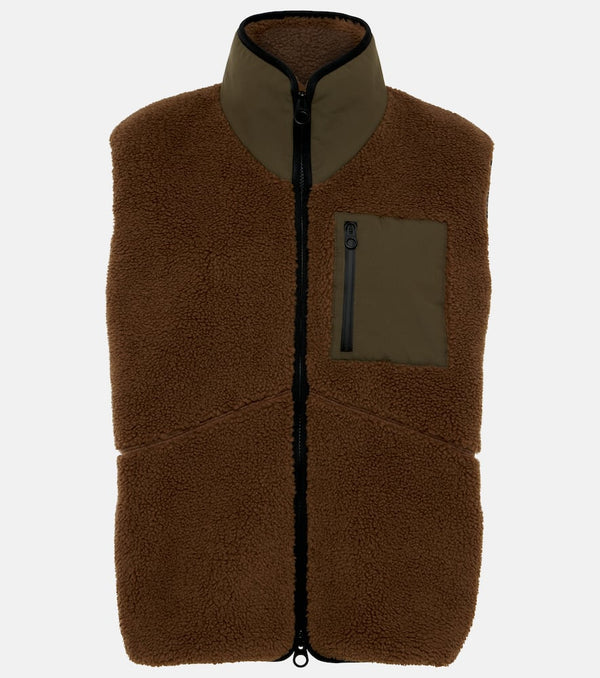 Loro Piana Cashmere and silk fleece vest