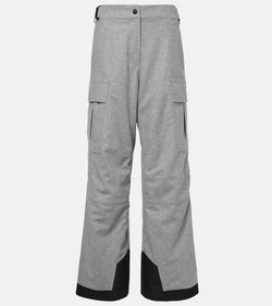 Moncler Grenoble Padded virgin wool ski pants