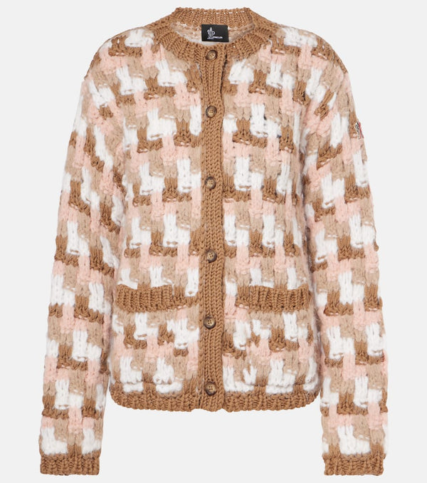 Moncler Grenoble Wool and alpaca-blend cardigan