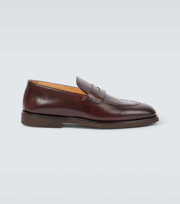 Brunello Cucinelli Leather penny loafers