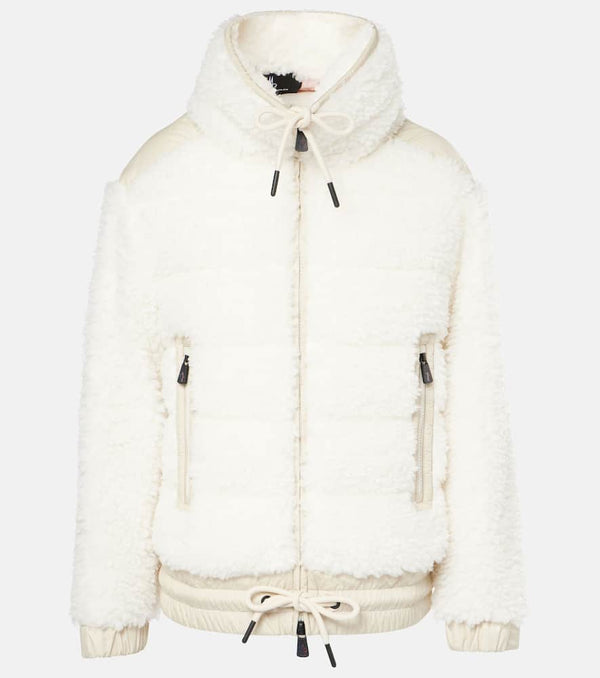 Moncler Grenoble Faux shearling down jacket