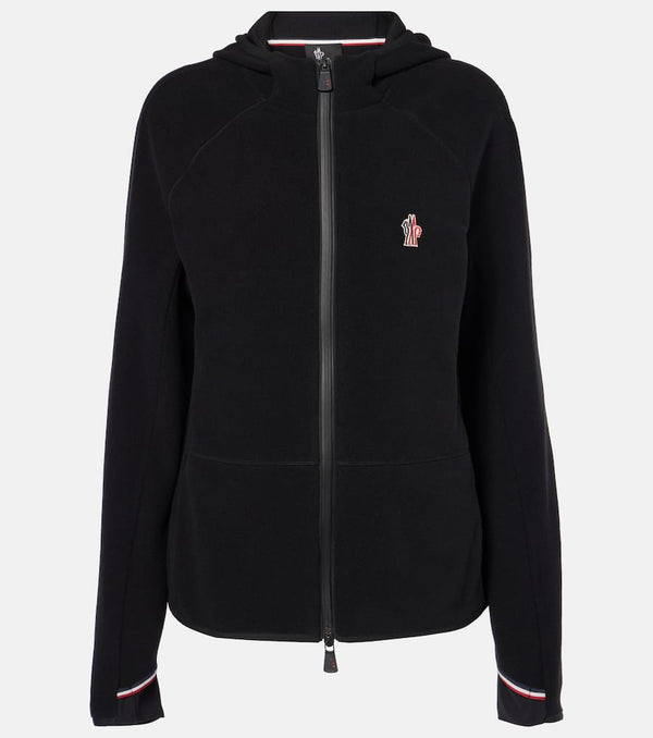 Moncler Grenoble Logo fleece hoodie