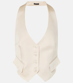 Tom Ford Silk and wool twill vest