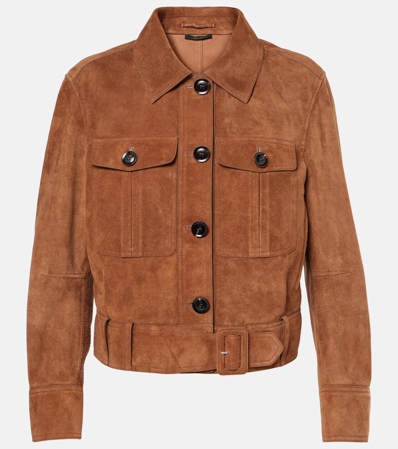 Tom Ford Cropped suede jacket